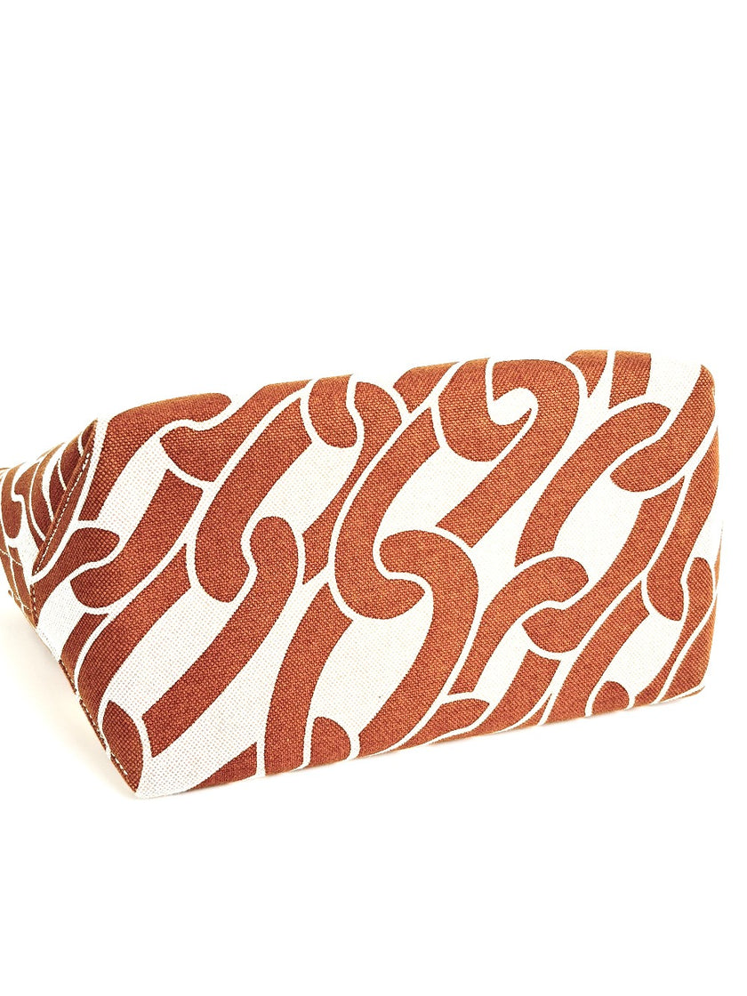 Brand New. Hermes Steeple 25 Tote Canvass/Gold. BFM011PM|3776