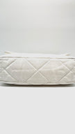 Preowned. Chanel C19 Medium White Lambskin GHW. K748P2AE|5199