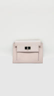 Brand New. Hermes Kelly Pocket Wallet Mauve Pale Epsom PHW. DMZ009CS|9951