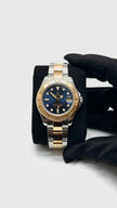 Preowned. Rolex Yachtmaster Blue Dial YG/Steel Oyster Bracelet 35MM 1999|16333