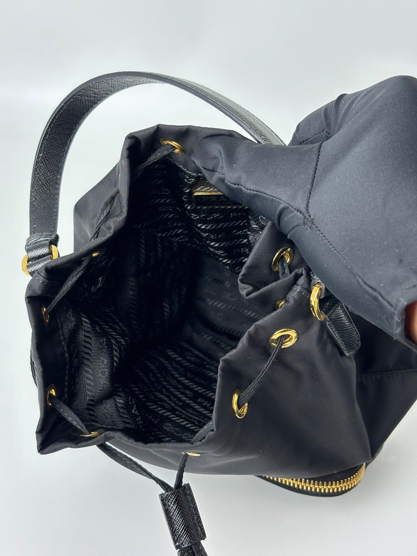 [SALE] Preowned. Prada Re Nylon Bucket Black. 42|5962