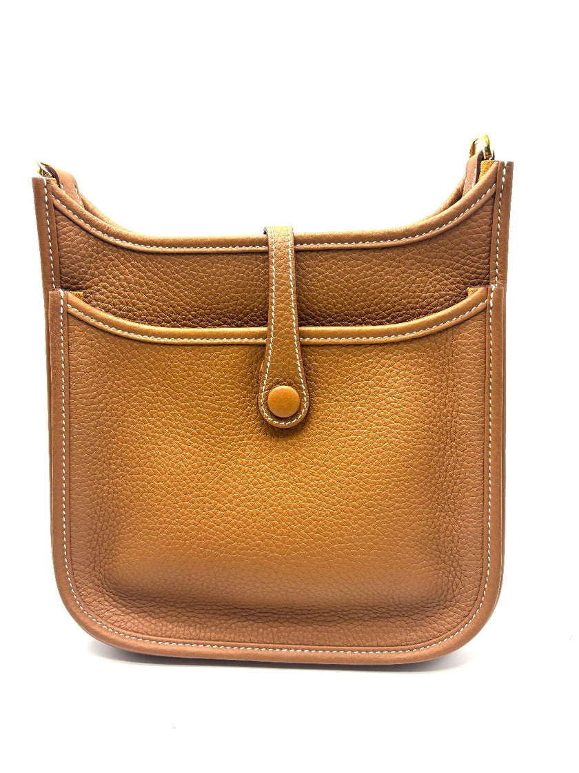 Brand New. Hermes Evelyne 23 Gold Togo GHW. GTS002AU|17256