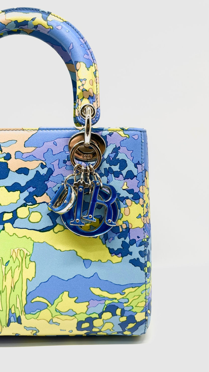 Like New. Lady Dior D-Lite Limited Edition Woods All Over. 01RU0212|13851