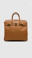 Preowned. Hermes Birkin Hac 32 Gold Epsom GHW. P26M|14030