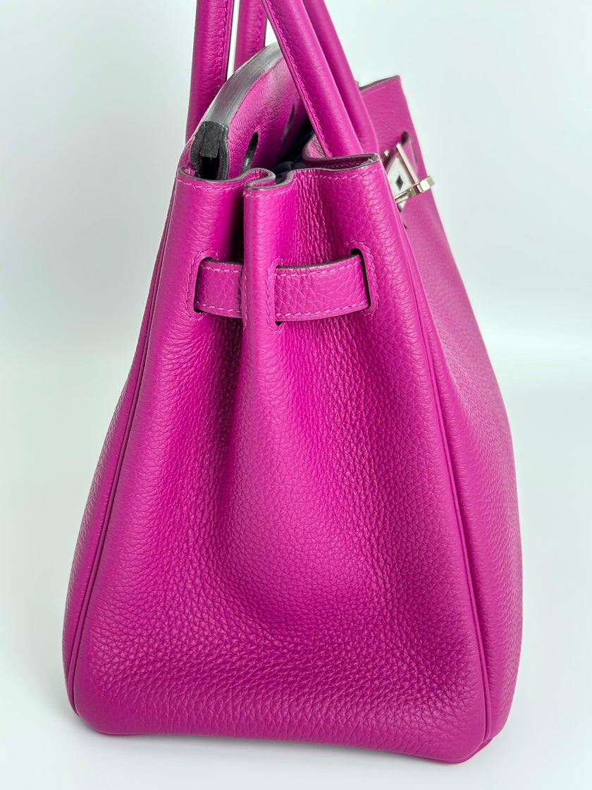 Preowned. Hermes Birkin 30 Magnolia. CCT366TF|3701