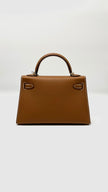 Brand New. Hermes Mini Kelly Gold Sellier GHW. KSN272GN|4937