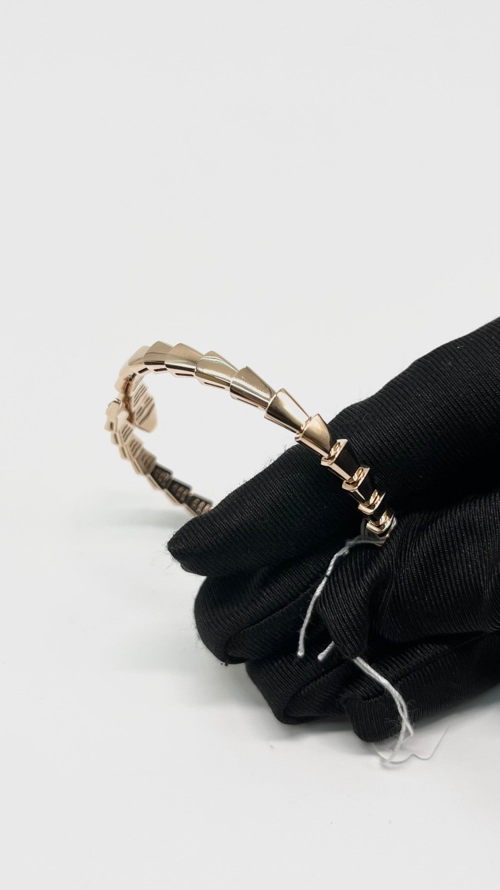 Brand New. Inspired Bvlgari Serpenti Bangle 18K RG|13488