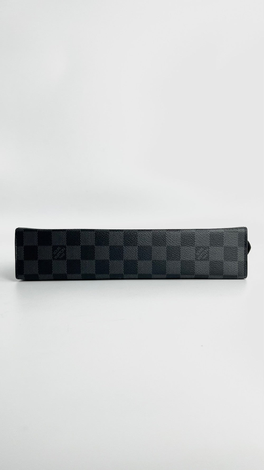 Brand New. LV Voyage Clutch Graphite. TA4129|4870