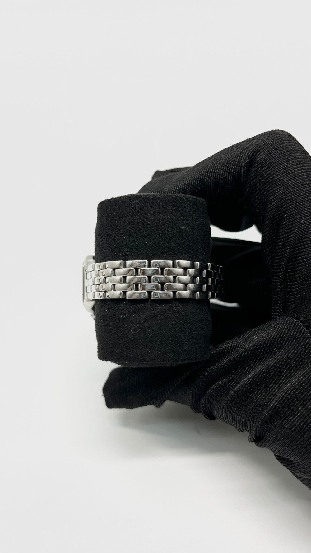 Preowned. Cartier Mini Panthere White Dial Roman All Steel 2001|10920