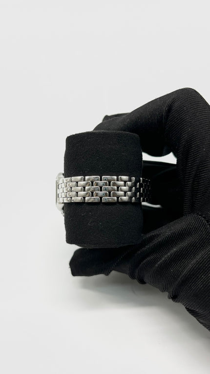 Preowned. Cartier Mini Panthere White Dial Roman All Steel 2001|10920