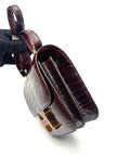 Like New. Hermes Constance 18 Bourgogne/Rouge Moyen Alligator Lizard GHW. R Square 39|17329