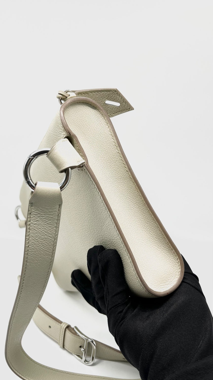 Like New. Hermes Bolittle Beton Togo PHW. WPU002NI|13710