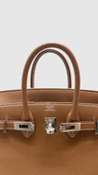Brand New. Hermes Birkin 25 Gold Togo PHW. GTI969AZ|16643