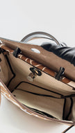 Like New. Hermes Herbag 31 Canvas Maillons&Co PHW. WCH010BP|16580