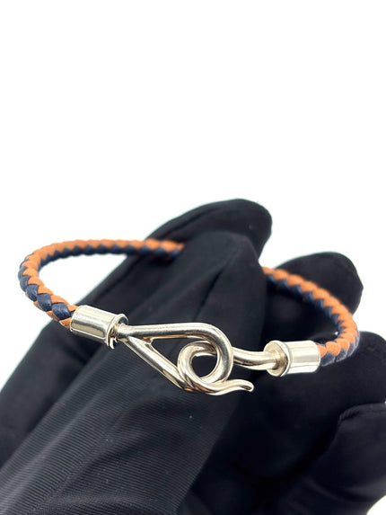 Brand New. Hermes Jumbo Bracelet Navy/Gold|8895