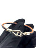 Brand New. Hermes Jumbo Bracelet Navy/Gold|8895