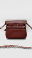 Brand New. Hermes Herbag Mini Rouge H Toile Canvas GHW. KTS005AU|16810
