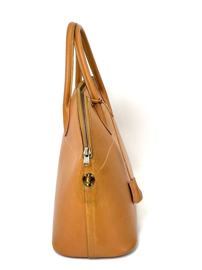 Preowned. Hermes Bolide 35 Natural. A square 21|8014