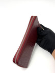 Brand New. LV Zip Long Wallet Croc Red|7124