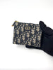 Like New. Dior 30 Montaigne Medium Blue Wallet. 43MA0235|6787
