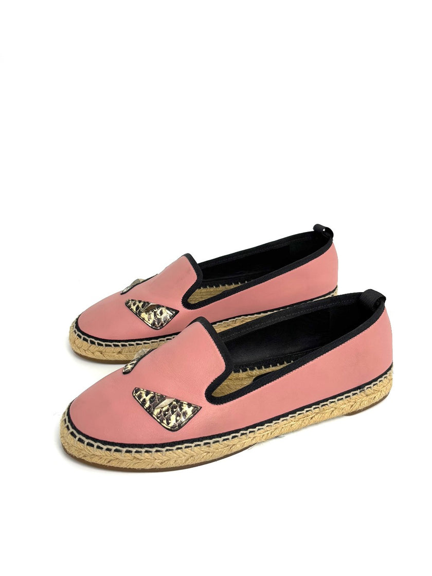 [SALE] Preowned. Fendi Slip On Pink. 37.5|8326