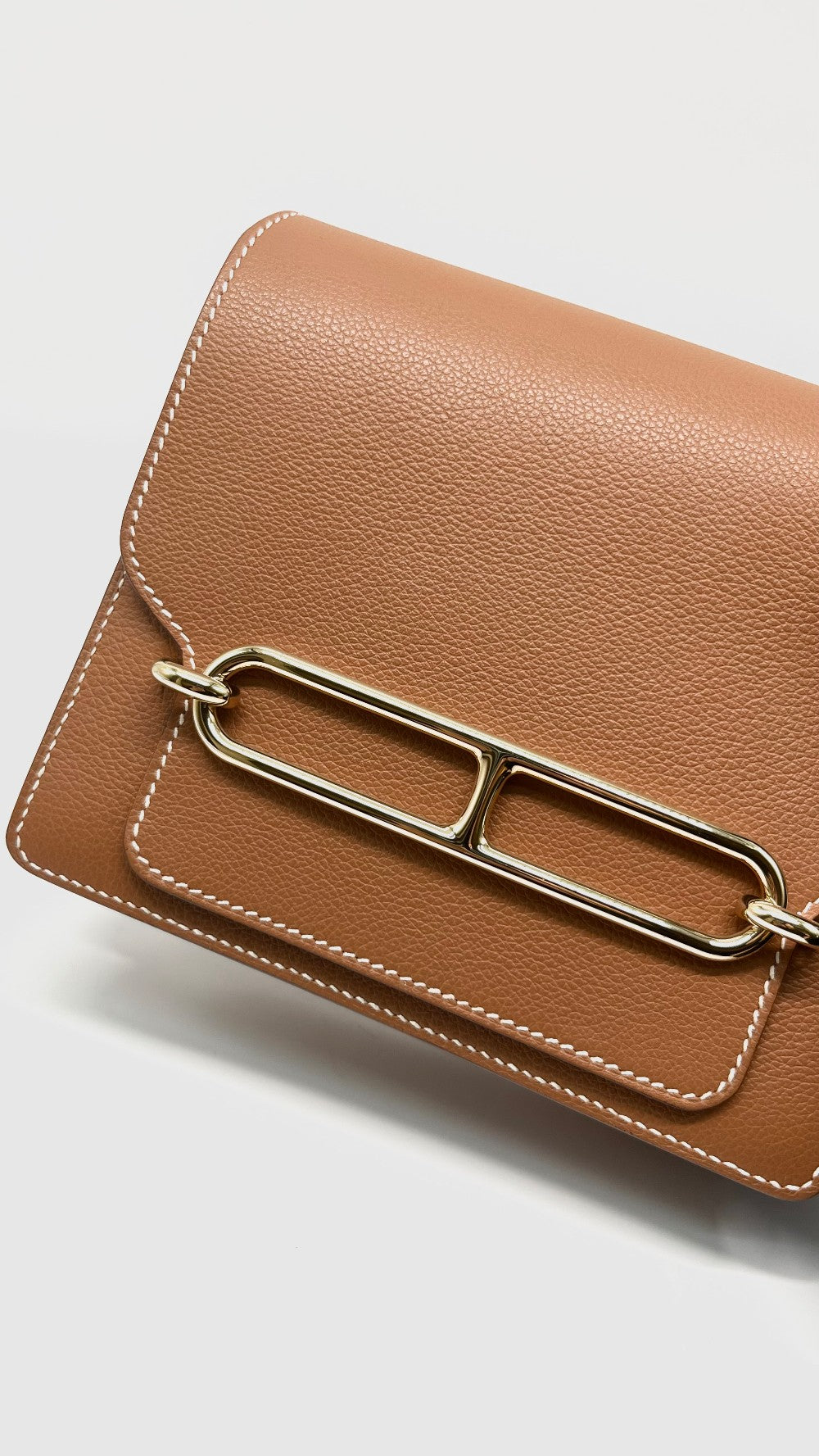 Like New. Hermes Roulis Mini Gold Evercolor GHW. ZHA188DX|11542