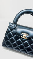 Brand New. Chanel Mini Kelly Blue Marine Lambskin GHW. ENN65939|11652