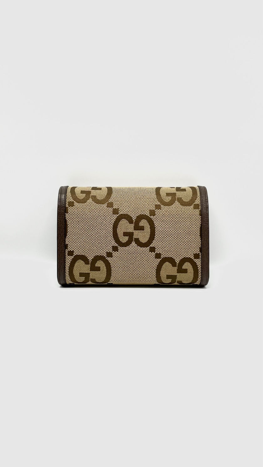 Brand New. Gucci Dionysus Wallet On Chain GG Canvas Monogram Brown & Beige|12006