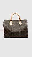 Preowned. LV Speedy Bandouliere 30 Monogram. MIcrochip|11988