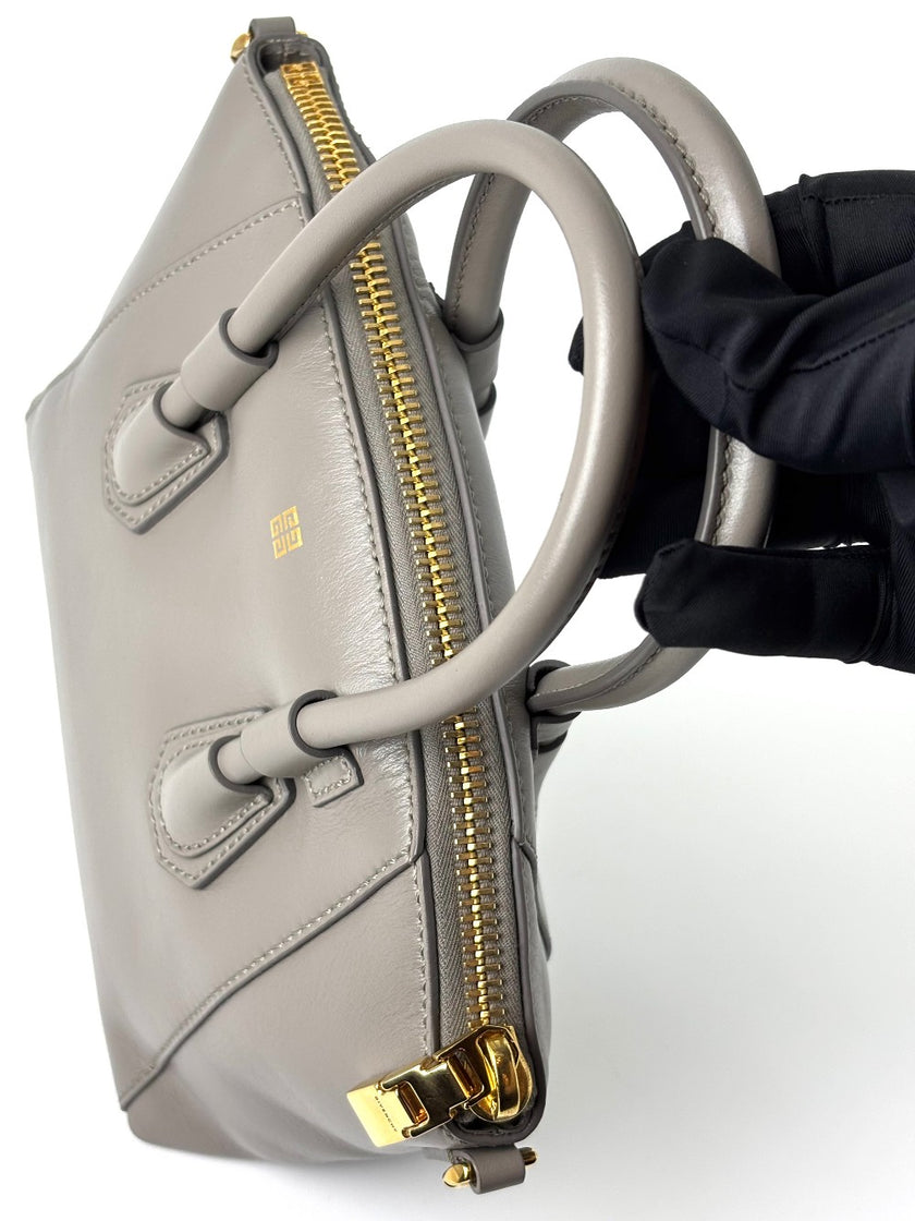 [SALE] Preowned. Givenchy Soft Antigona Mini Gray. GAL0262|6151