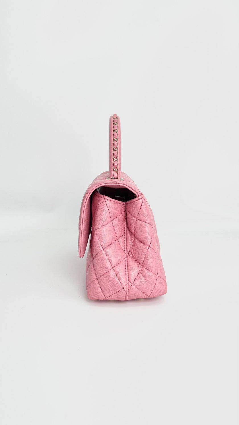 Brand New. Chanel Coco Handle Pink Small. TC3NL80H|3983