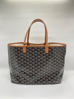 Unused. Goyard St. Louis PM Black/Tan. CHN020238|10078