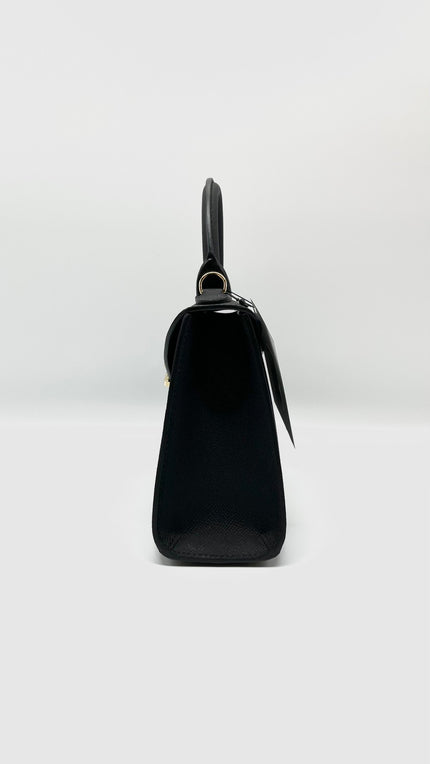 Brand New. Moynat Gabrielle BB Calfskin Black GHW|5071