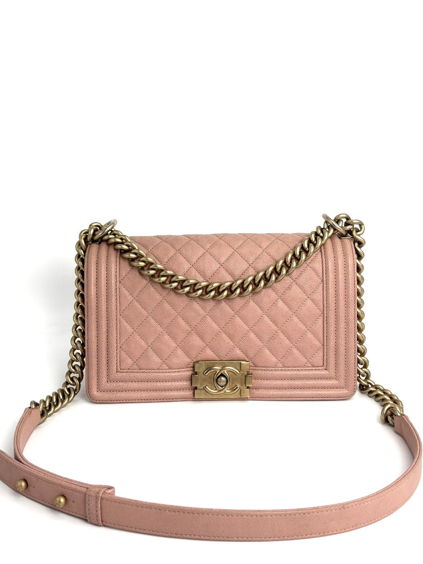 Preowned. Chanel Leboy Old Medium Light Pink. 25398279|4305