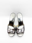Preowned. Jimmy Choo Wedge Silver. 39|17834