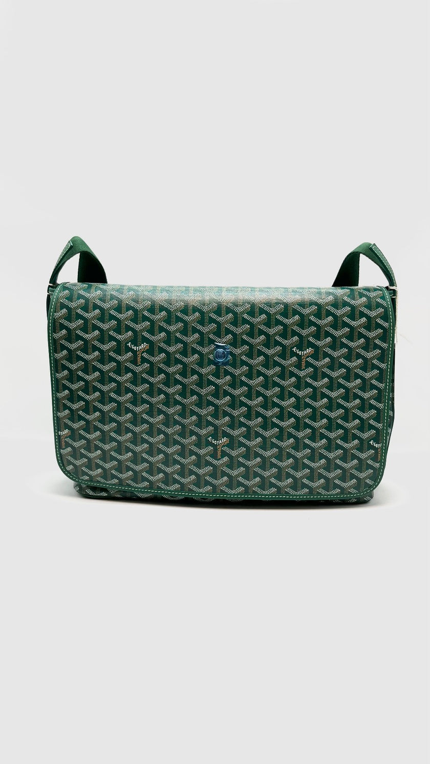 Brand New. Goyard Capetien MM Messenger Green. ADM020252|16124