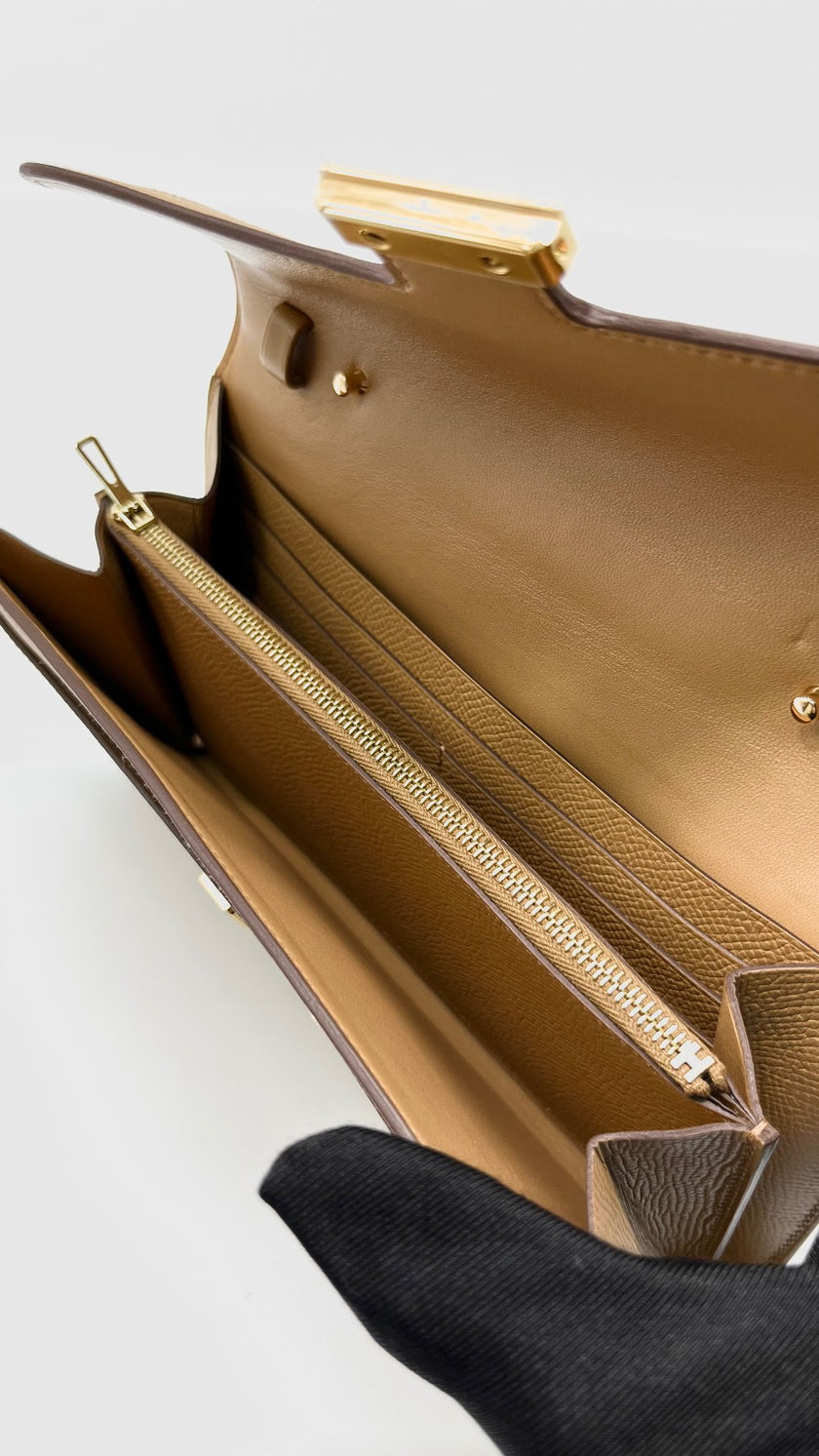 Brand New. Hermes Constance To Go Biscuit Epsom GHW. KTI006FL|13727