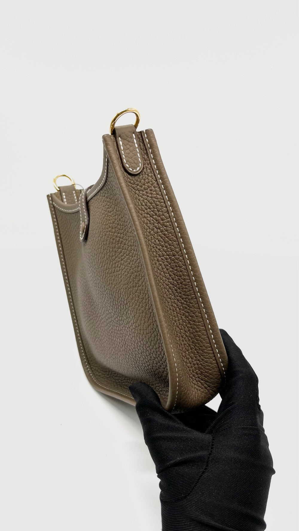 Brand New. Hermes Evelyne TPM Etoupe Togo GHW. YBS001ZB|10480