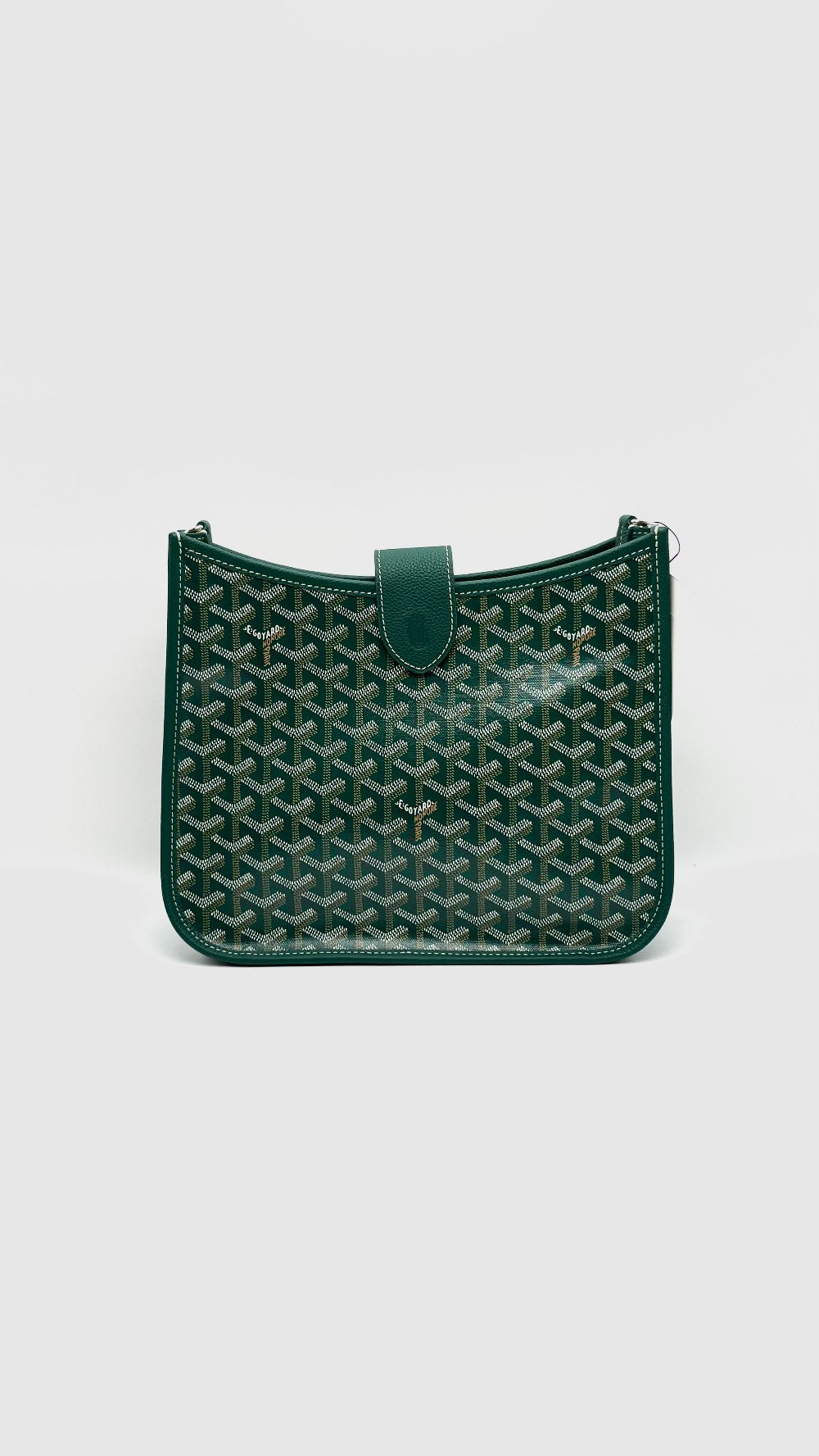 Brand New. Goyard Musette PM Green. SAH020264|16498