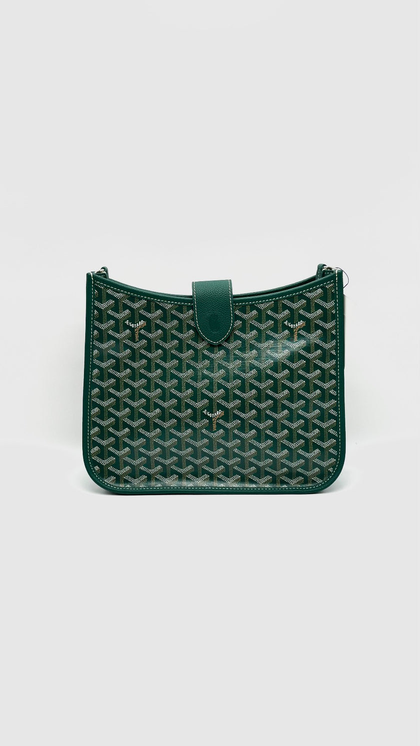 Brand New. Goyard Musette PM Green. SAH020264|16498