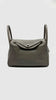 Preowned. Hermes Lindy 30 Etain Clemence PHW. R Square C028|9314