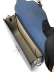 Preowned. Joseph Duclos Diane Flap Blue|8074