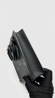 Like New. LV Sac Plat Petite Black Empreinte. Microchip|16510