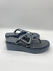 Brand New. Hermes Gipsy Sandals Black. 38|9164