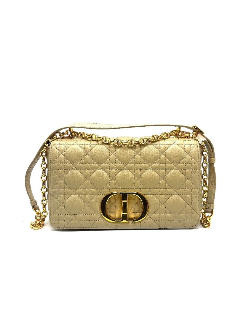 Like New. Dior Caro Medium in Corda Calfskin GHW.62MA0252|17886