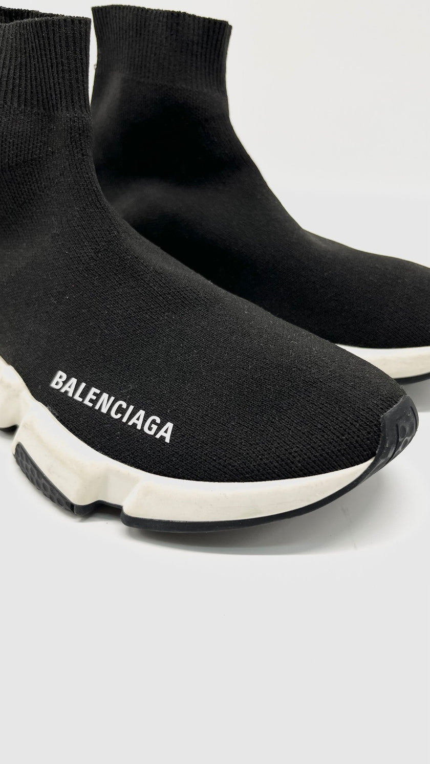 [SALE] Preowned. Balenciaga Sneakers Black. 35|10767