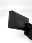 Preowned. Prada Zip Long Wallet Black|7017
