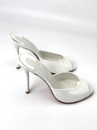 Brand New. Christian Louboutin Miss Z Mule White Patent. 36|7253