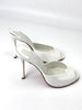 Brand New. Christian Louboutin Miss Z Mule White Patent. 36|7253