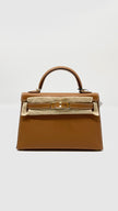 Brand New. Hermes Mini Kelly Gold Sellier GHW. KSN272GN|4935